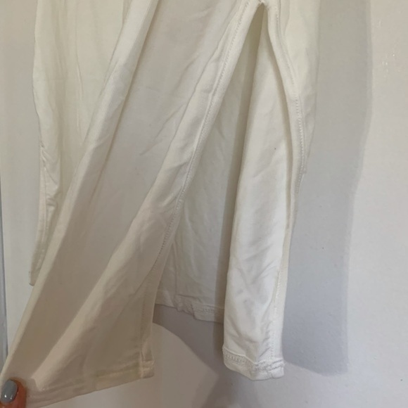 White Swimsuit Beach Cover Up Dress Small - Picture 4 of 6